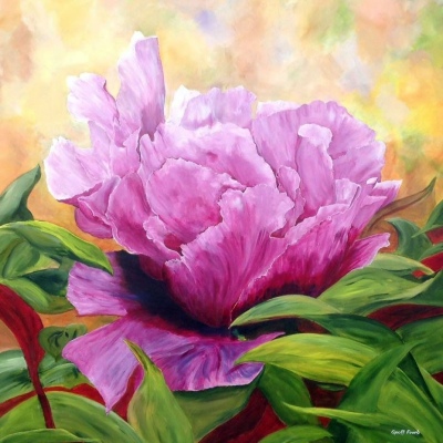 Tree-Peony-1.0x1.0m-Acrylic-Oil