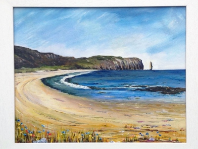 Sandwood-bay-40x35-cm-acylic-pen
