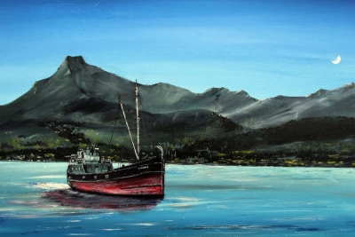 leaving-Brodick-40x35cm-acylic
